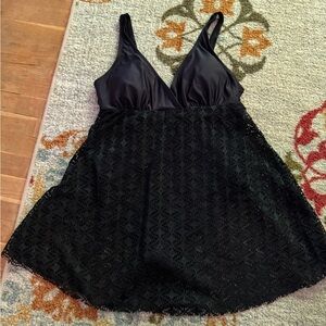 XL Swimdress one piece - Black
